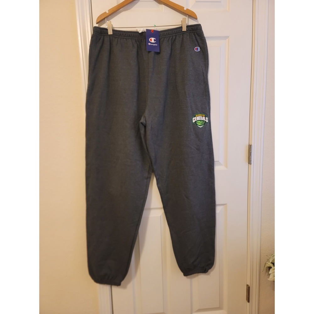 Vintage Champion Joggers Washington Generals Color Grey Size 2XL